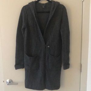 Tahari dark gray cardigan